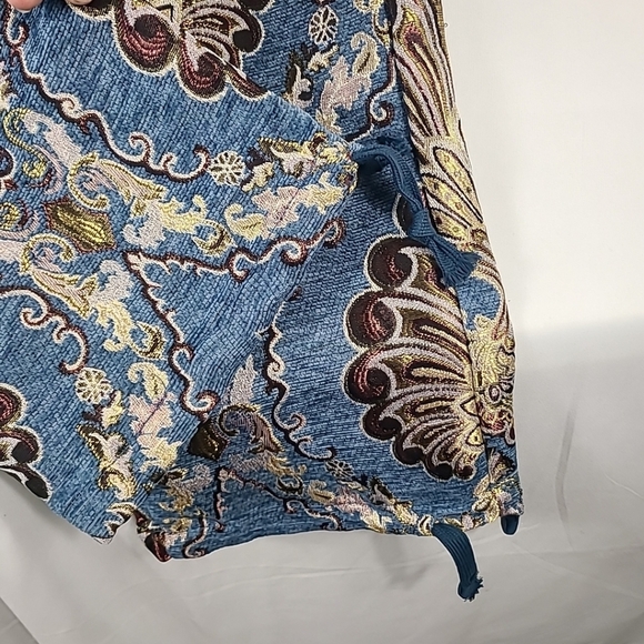 MNML Ultra Baggy Jacquard Cargo Floral Pants Size 29 - Picture 6 of 10